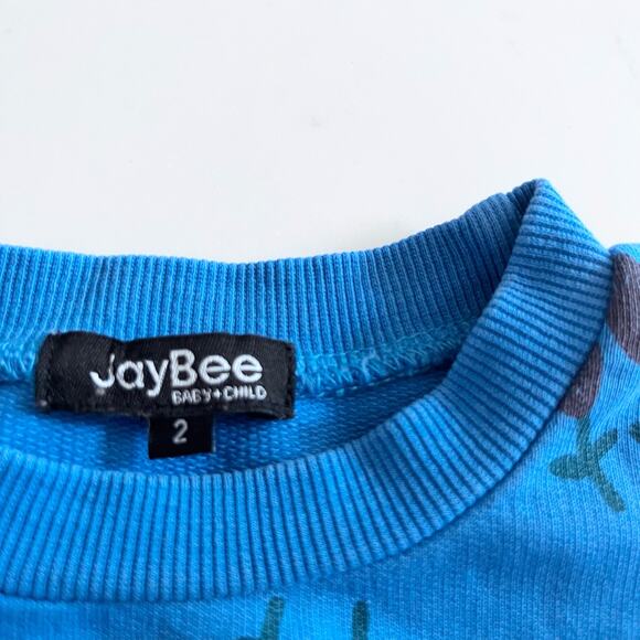 JayBee girls floral matching set outfit size 2 - Picture 7 of 9